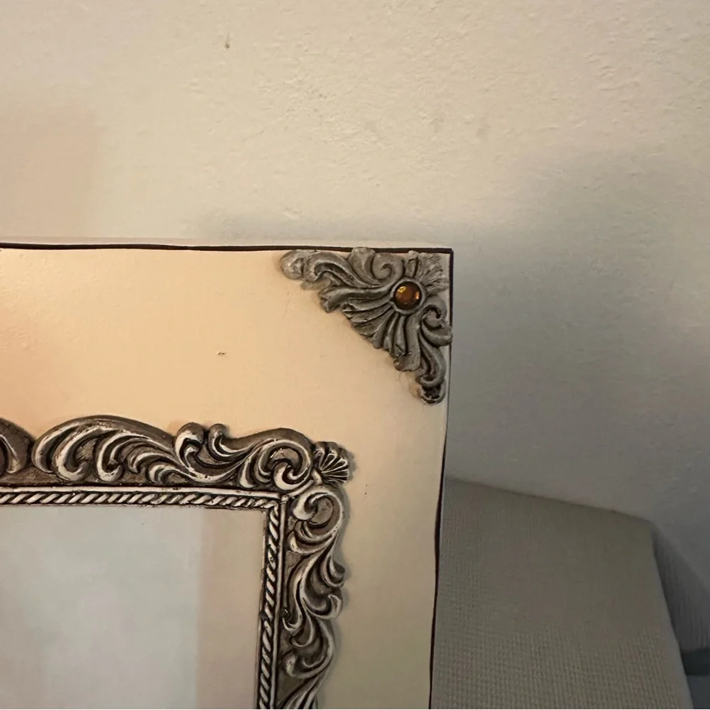Picture Frame Nice Decorated Cream Color